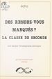 Télécharger le livre :  Des rendez-vous manqués ? La classe de seconde