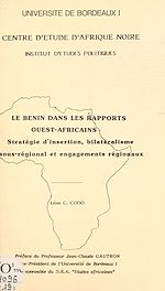 Télécharger le livre :  Le Bénin dans les rapports ouest-africains