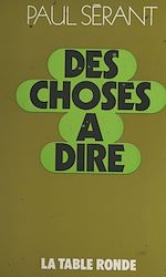 Télécharger le livre :  Des choses à dire
