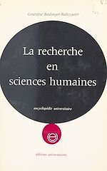 Télécharger le livre :  La recherche en sciences humaines