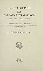 Télécharger le livre :  La philosophie de Salomon Ibn Gabirol