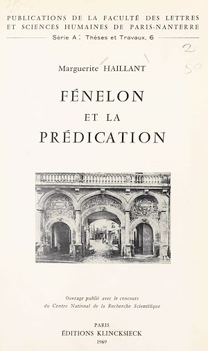 Téléchargez le livre :  Fénelon et la prédication