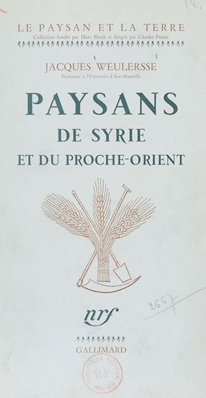 Téléchargez le livre :  Paysans de Syrie et du Proche-Orient