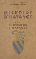 Télécharger le livre :  Histoire d'Hayange (1)
