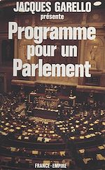 Download this eBook Programme pour un parlement