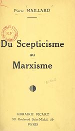 Télécharger le livre :  Du Scepticisme au Marxisme