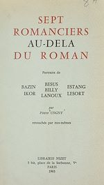 Télécharger le livre :  Sept romanciers au-delà du roman
