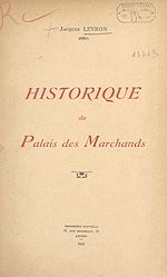 Télécharger le livre :  Historique du palais des marchands