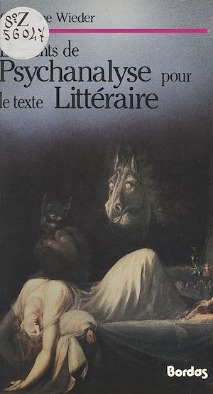 Téléchargez le livre :  Éléments de psychanalyse pour le texte littéraire