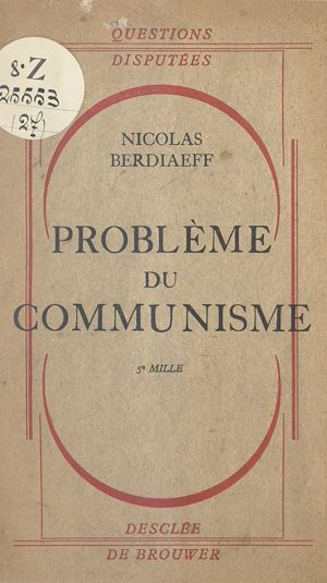 Téléchargez le livre :  Problème du communisme