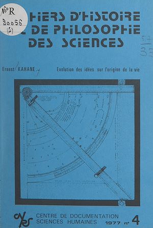 Téléchargez le livre :  Évolution des idées sur l'origine de la vie