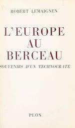 Télécharger le livre :  L'Europe au berceau