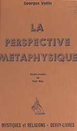 Télécharger le livre :  La perspective métaphysique