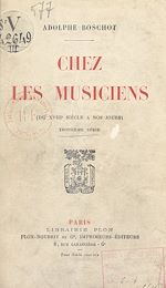 Télécharger le livre :  Chez les musiciens