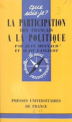 Télécharger le livre :  La participation des Français à la politique