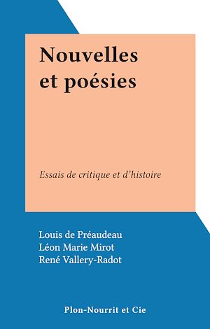 Download the eBook: Nouvelles et poésies