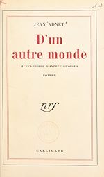 Télécharger le livre :  D'un autre monde