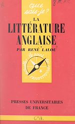 Télécharger le livre :  La littérature anglaise