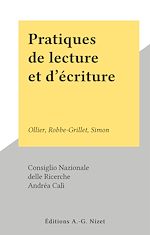 Télécharger le livre :  Pratiques de lecture et d'écriture