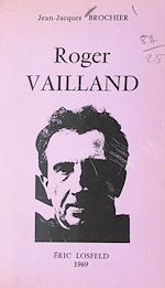 Télécharger le livre :  Roger Vailland