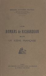 Télécharger le livre :  Les romans de Richardson sur la scène française