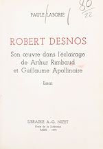 Télécharger le livre :  Robert Desnos