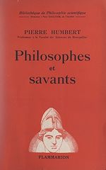 Télécharger le livre :  Philosophes et savants