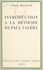 Télécharger le livre :  Introduction à la méthode de Paul Valéry