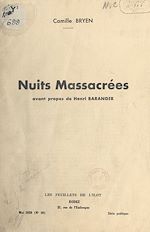 Télécharger le livre :  Nuits massacrées