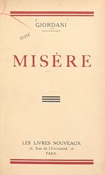 Télécharger le livre :  Misère