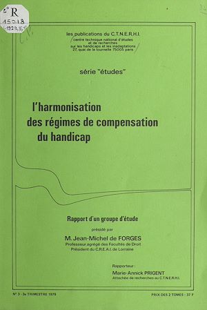 Téléchargez le livre :  L'harmonisation des régimes de compensation du handicap