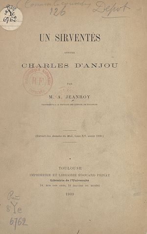 Download the eBook: Un sirventés contre Charles d'Anjou