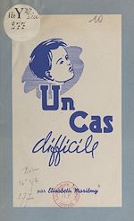 Télécharger le livre :  Un cas difficile