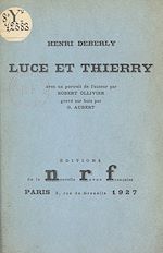 Télécharger le livre :  Luce et Thierry