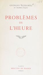 Télécharger le livre :  Problèmes de l'heure
