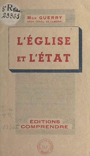 Téléchargez le livre :  L'église et l'État