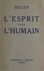 Télécharger le livre :  L'esprit dans l'humain