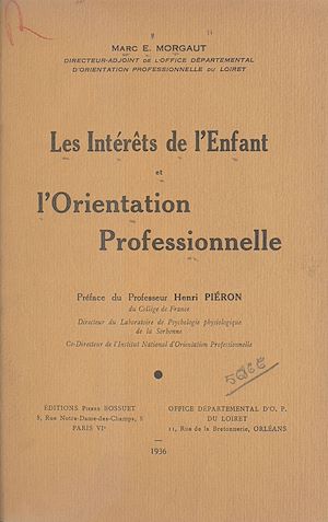 Download the eBook: Les intérêts de l'enfant et l'orientation professionnelle