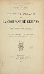 Télécharger le livre :  Le vrai visage de la Comtesse de Grignan