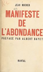 Télécharger le livre :  Manifeste de l'abondance