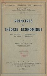Télécharger le livre :  Principes de théorie économique