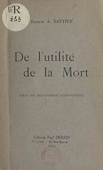 Télécharger le livre :  De l'utilité de la mort