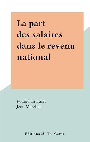 Téléchargez le livre :  La part des salaires dans le revenu national