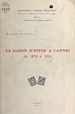 Télécharger le livre :  La saison d'hiver à Cannes de 1870 à 1914