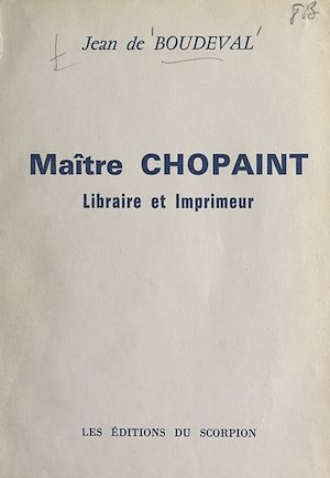 Téléchargez le livre :  Maître Chopaint