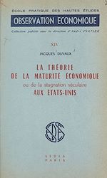 Télécharger le livre :  La théorie de la maturité économique