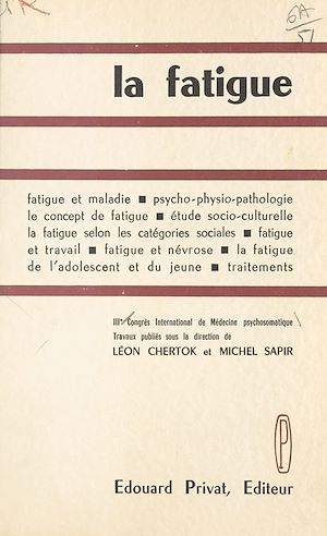Téléchargez le livre :  La fatigue