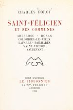 Télécharger le livre :  Saint-Félicien et ses communes