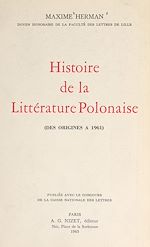 Télécharger le livre :  Histoire de la littérature polonaise