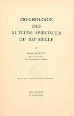 Télécharger le livre :  Psychologie des auteurs spirituels du XIIe siècle